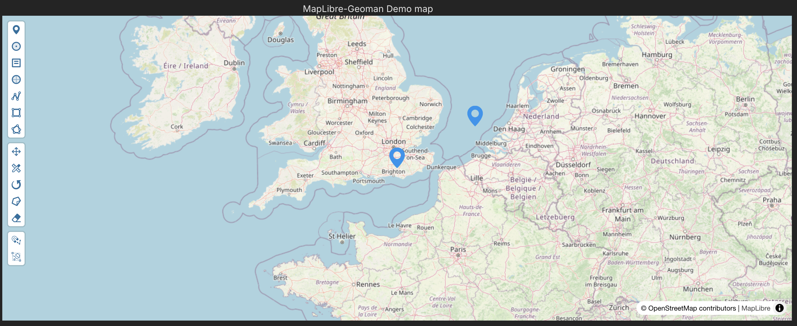 MapLibre-Geoman in a Vite Project
