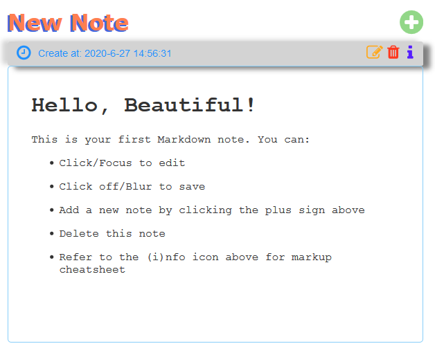 Markup editor written in svelte
