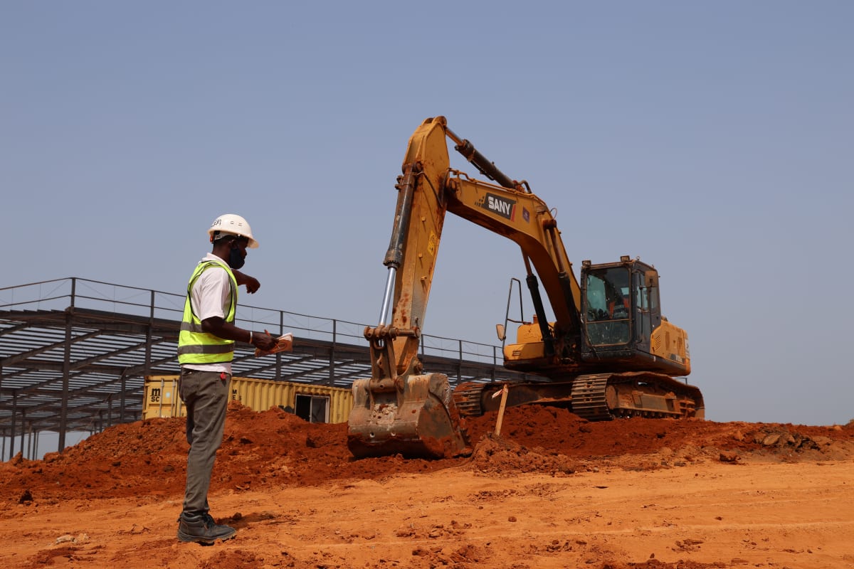 Landcraft agricultural land preparation equipment in the field
