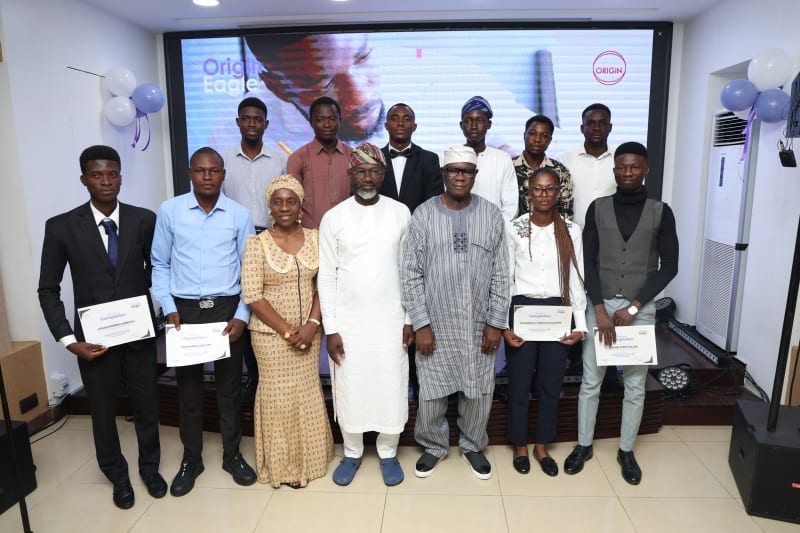 Origin Eagle Internship Program participants in the field