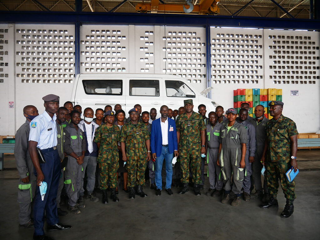 Nigerian Air Force Visits Origin Headquarters