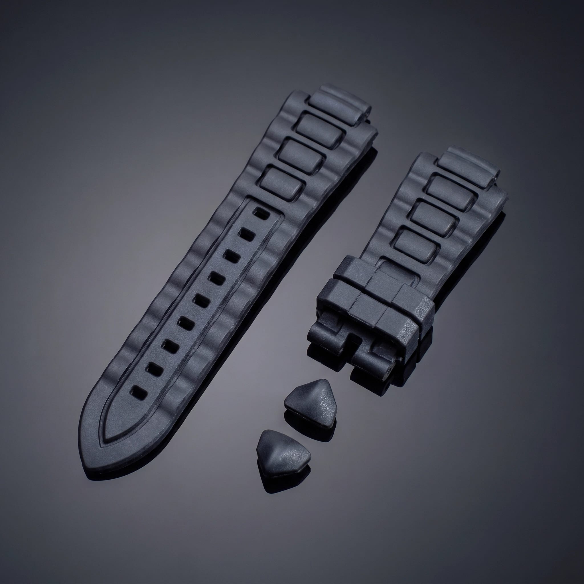 Rubber Strap Set Onyx