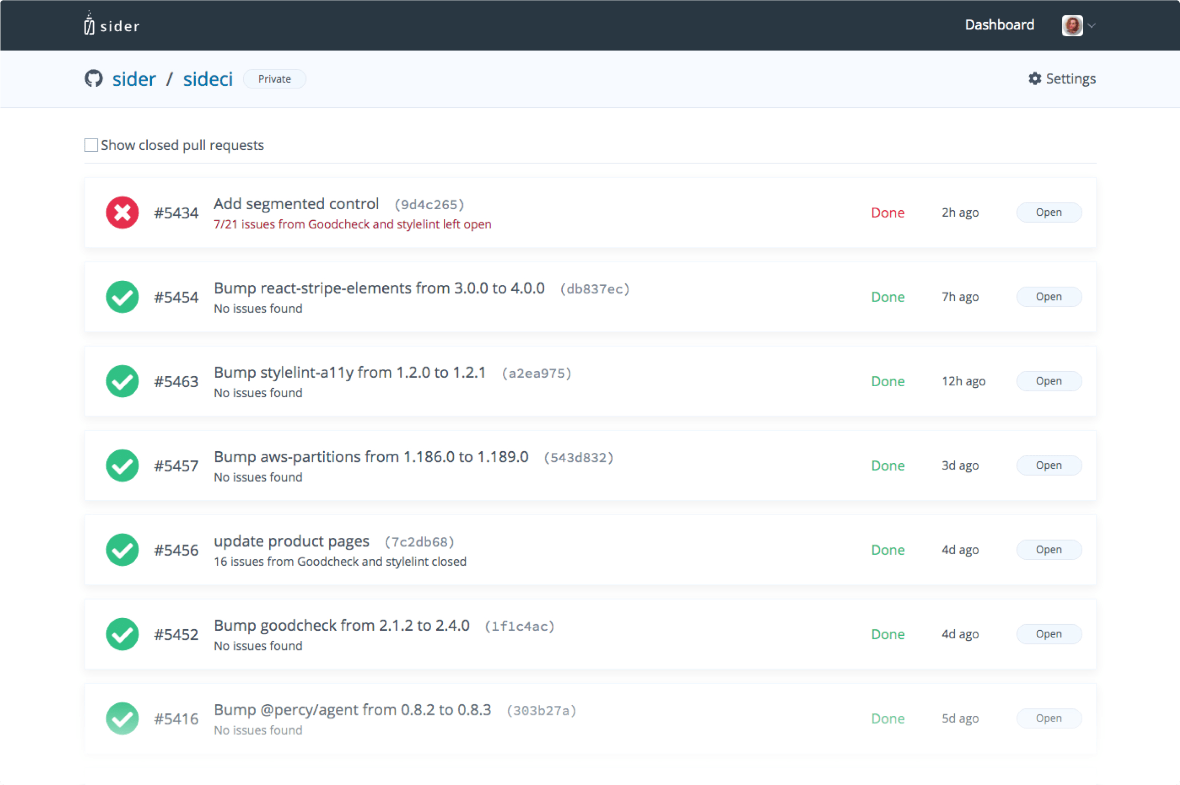 Repository — all pull requests
