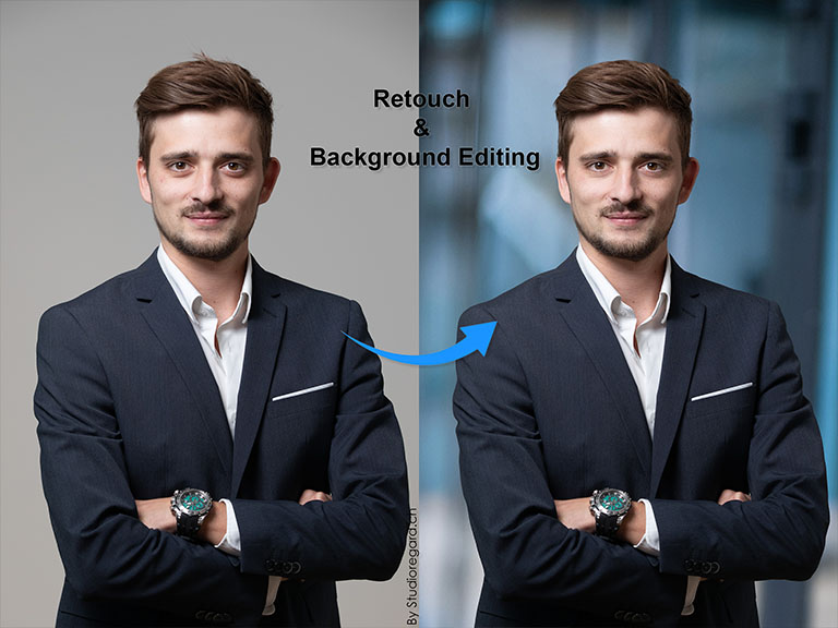portrait photo cv et linkedin d'un homme réalisé par un photographe à Genève