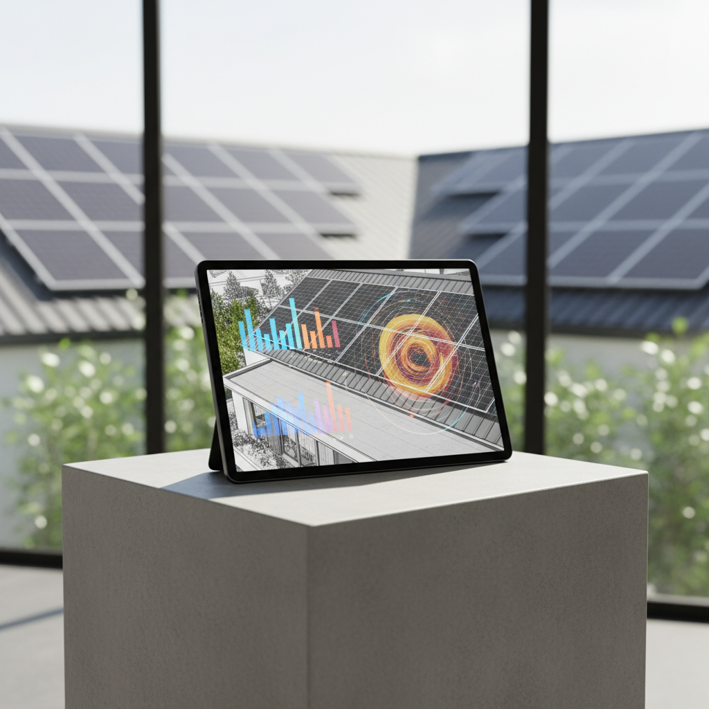 Instalación de placas solares para autoconsumo en cubierta residencial