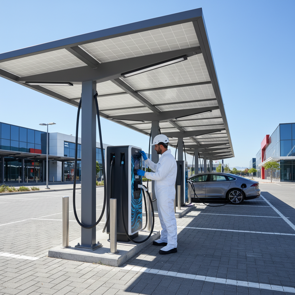 Electrolineras de recarga ultrarrápida para vehículos eléctricos instaladas en Sevilla por Electra