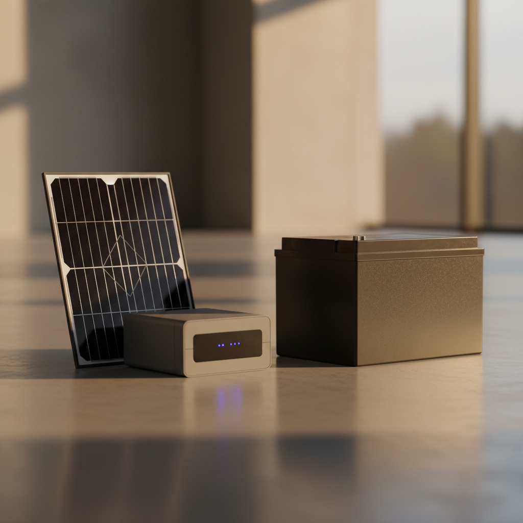 Kit de paneles solares ofrecido por Correos Sancti Spíritus para energía renovable