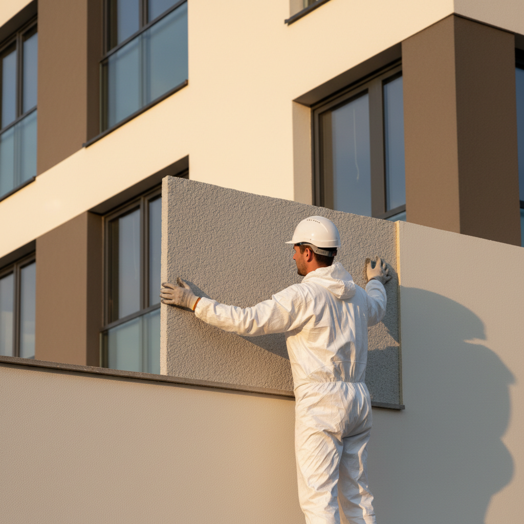 Aplicación del sistema SATE para aislamiento térmico exterior en edificaciones
