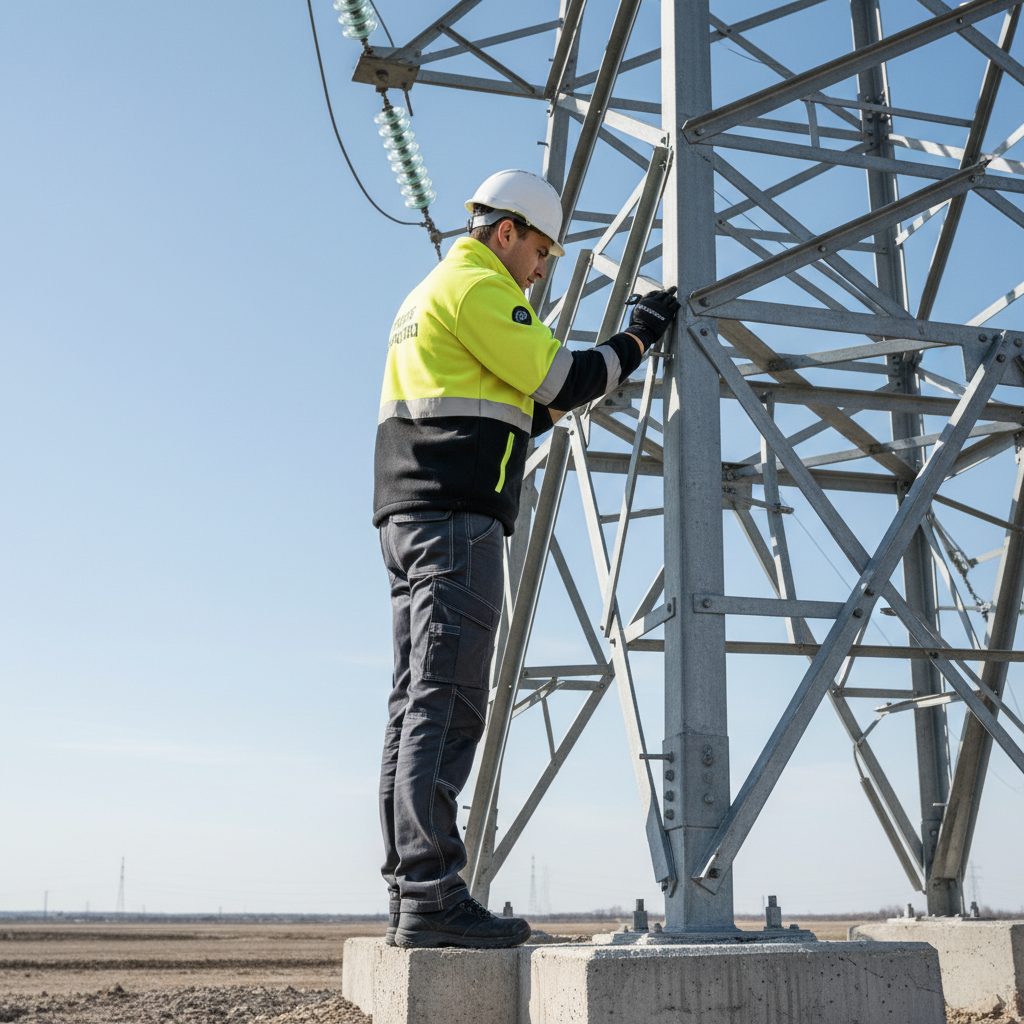 Operarios realizando mantenimiento en red ETED para asegurar suministro eléctrico