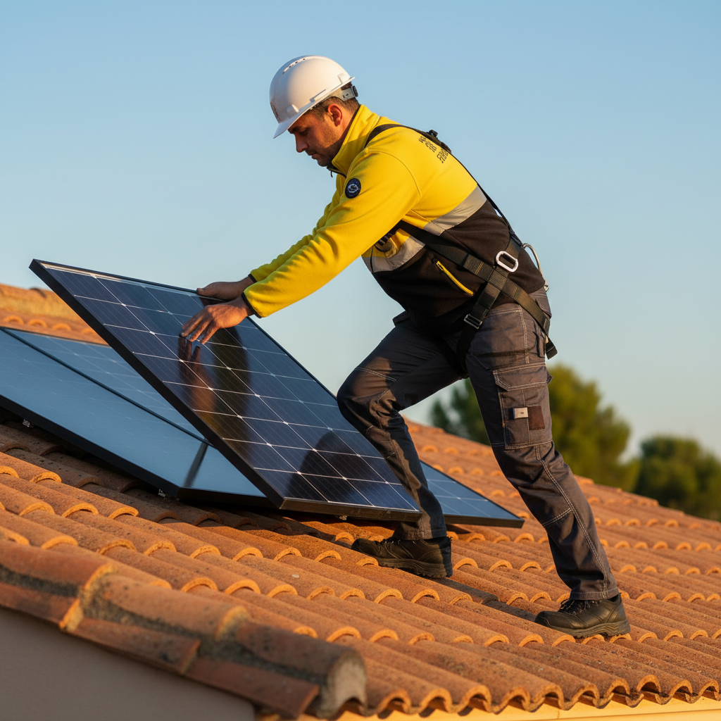 Instalación de placas solares en España para autoconsumo eficiente
