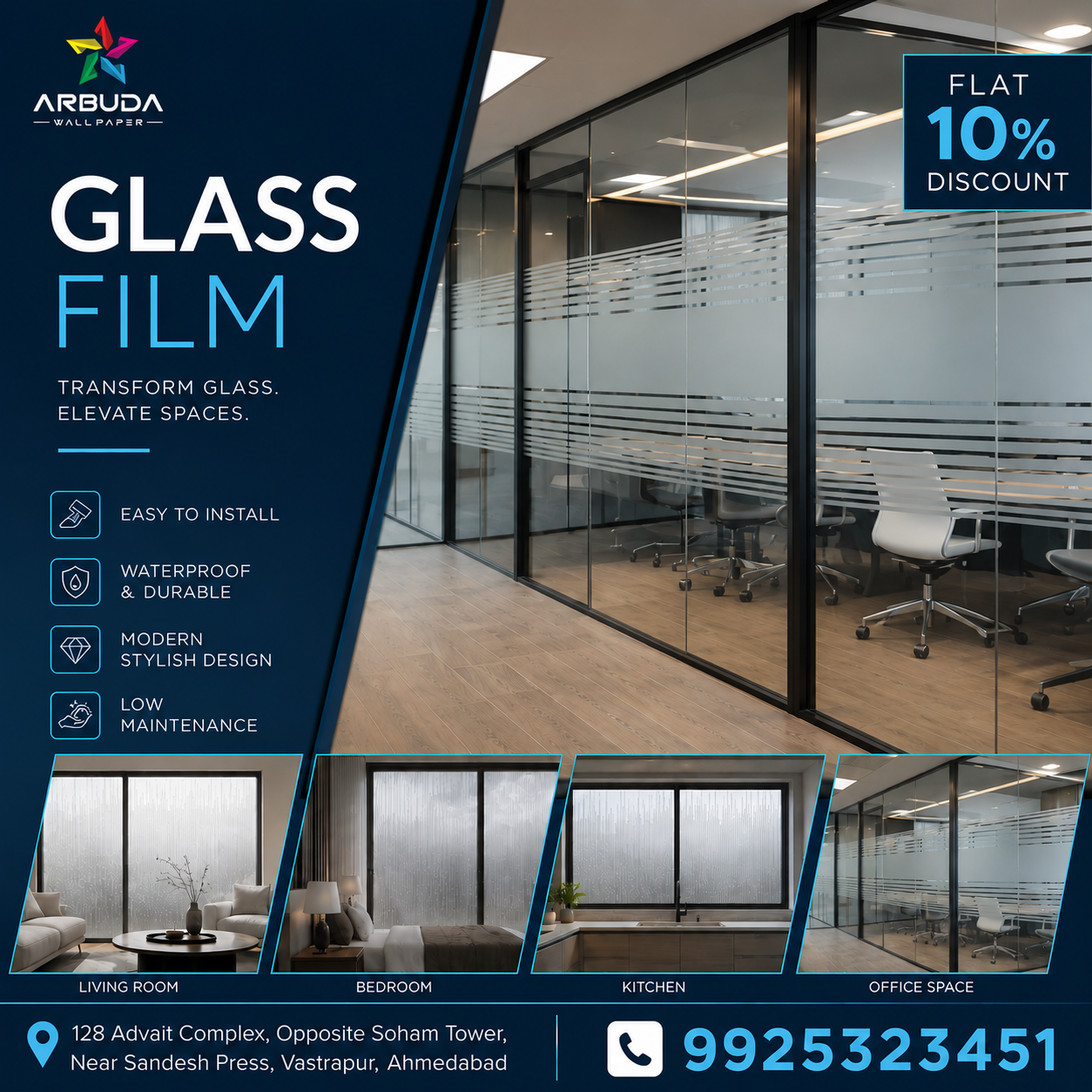 GlassFilm in Ahmedabad & Gandhinagar | Arbuda Wallpaper
