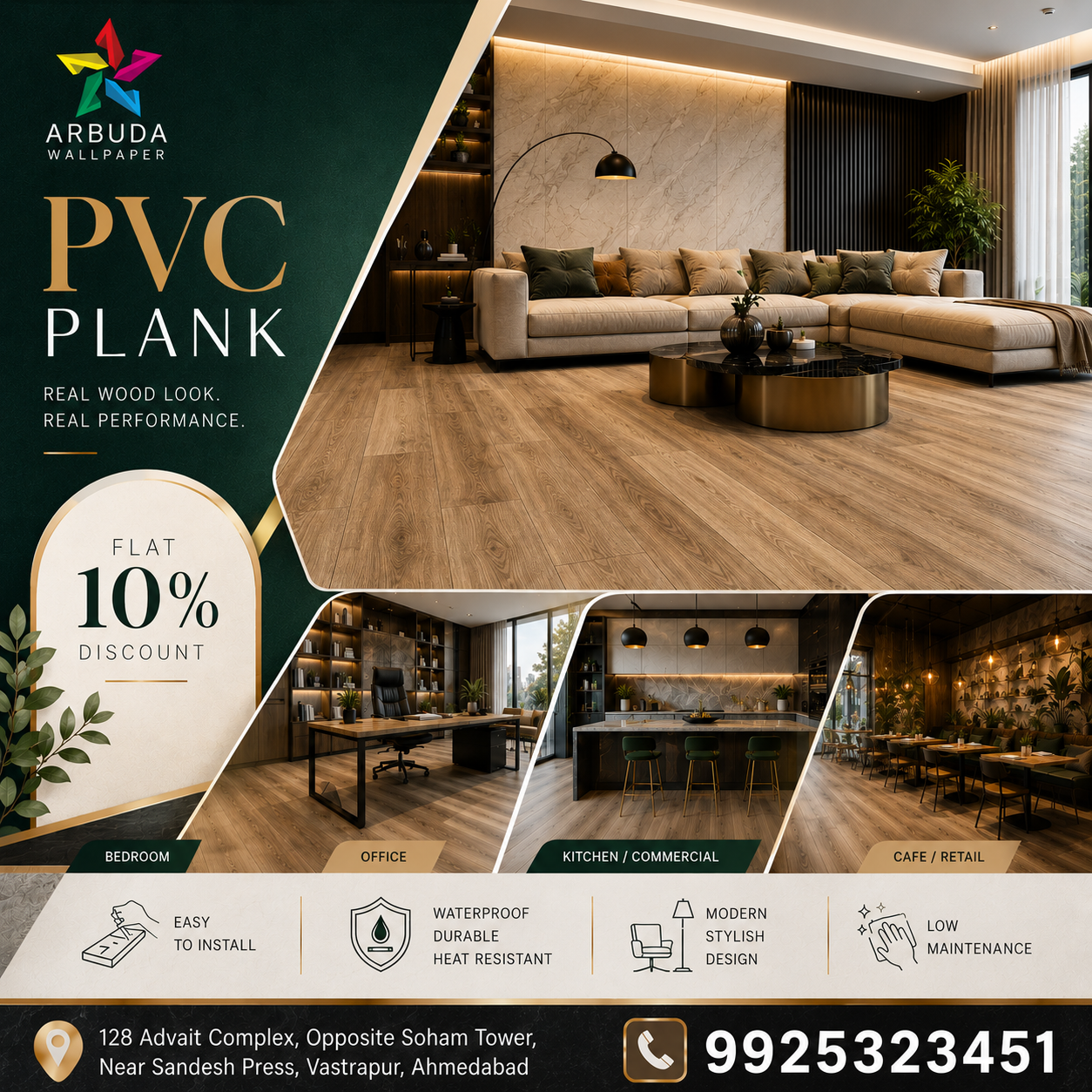 PVCPlank in Ahmedabad & Gandhinagar | Arbuda Wallpaper
