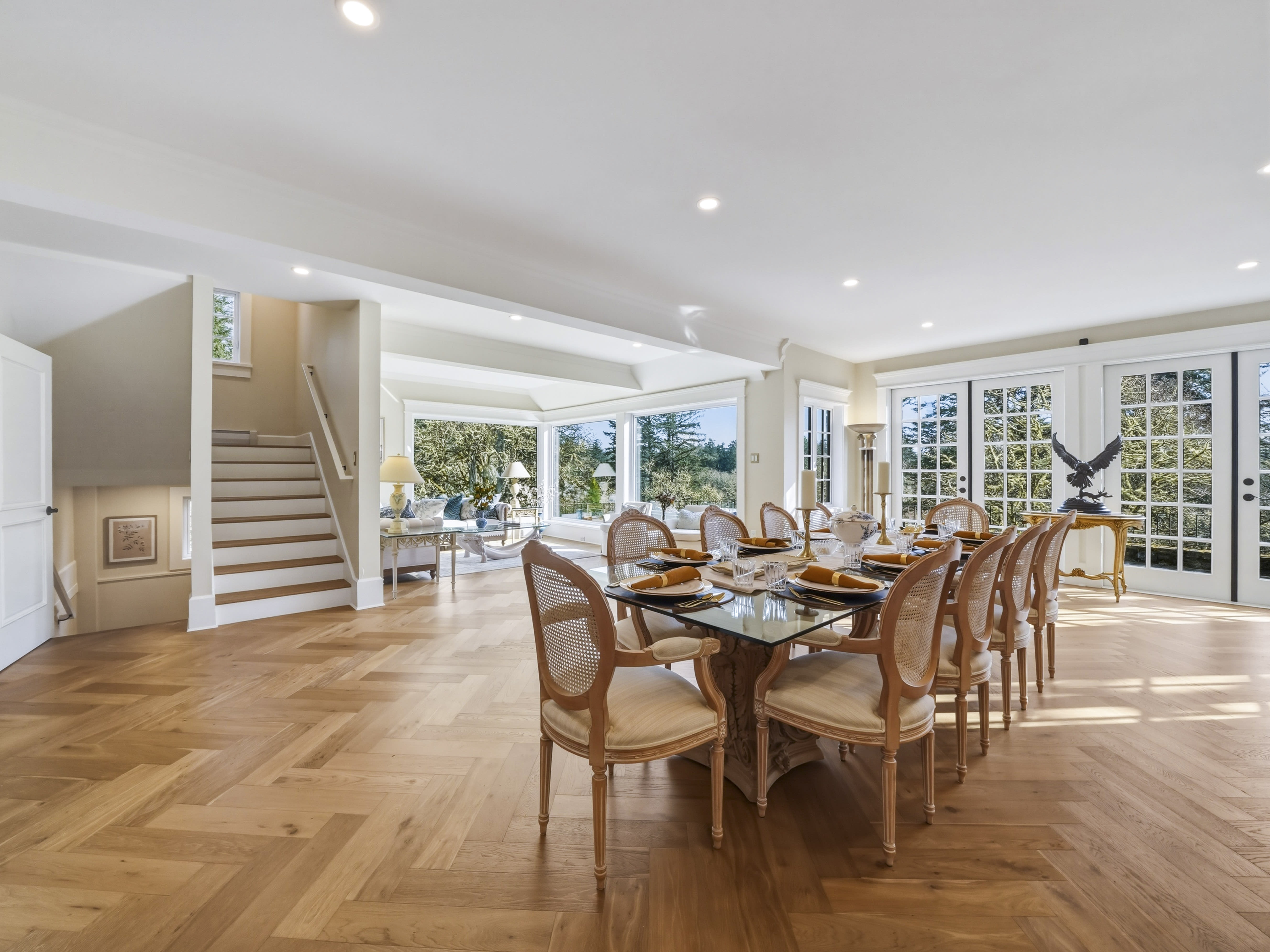 Owl's Landing media or recreation room — Saanich luxury home