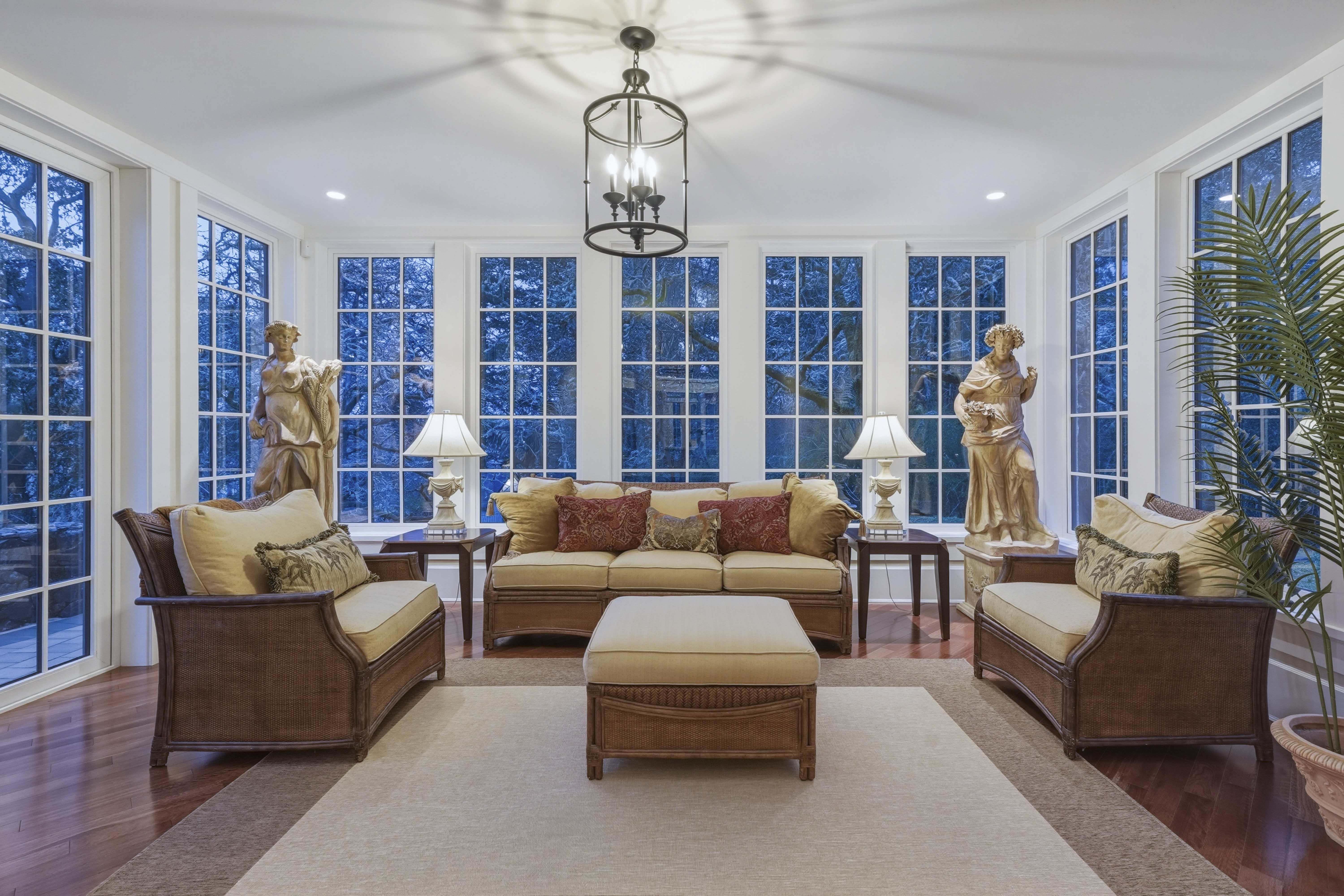 Owl's Landing gym or flex room — luxury estate Saanich BC