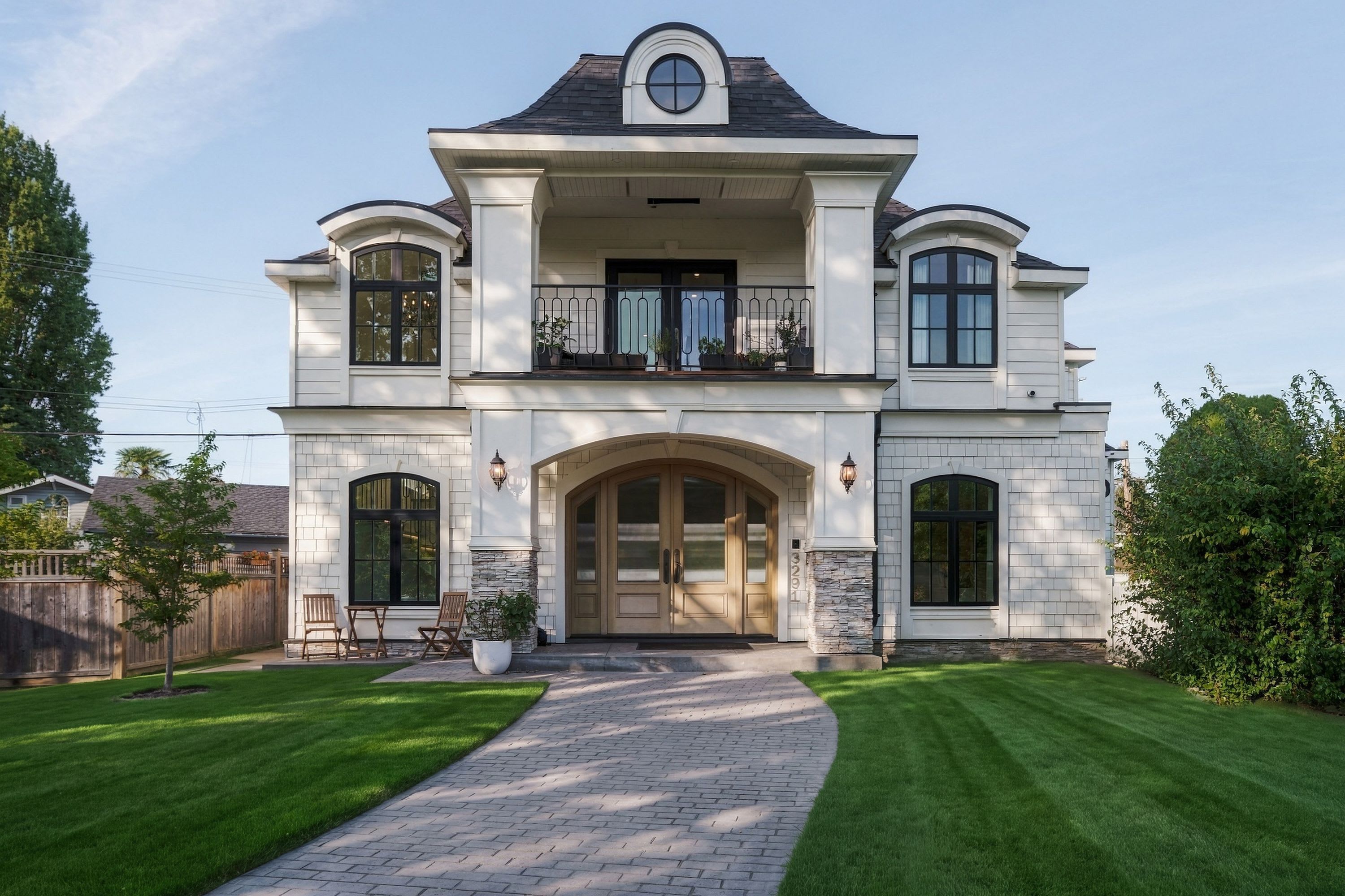 Villa Burke exterior — 3291 Douglas Crescent, Richmond BC