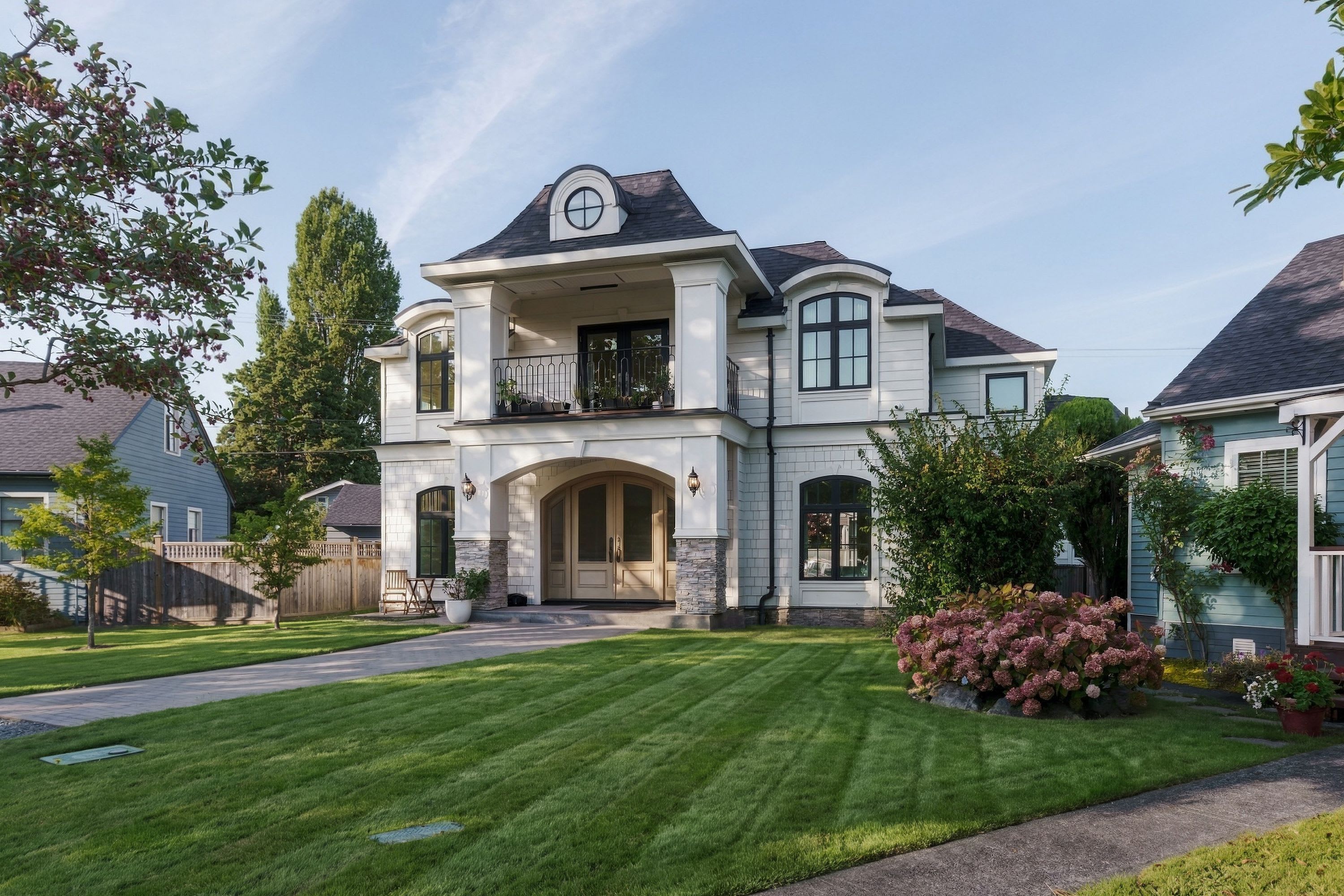 Villa Burke exterior — 3291 Douglas Crescent, Richmond BC