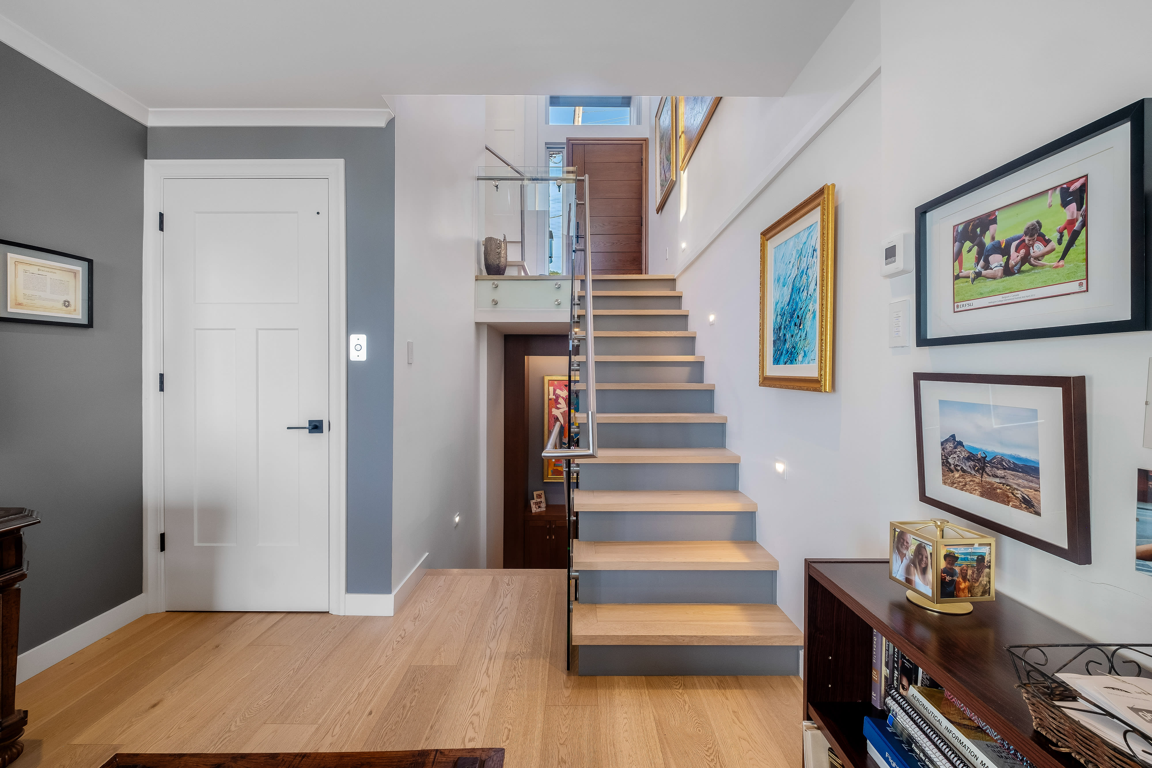 Luxury home rear view — Buena Vista Avenue White Rock