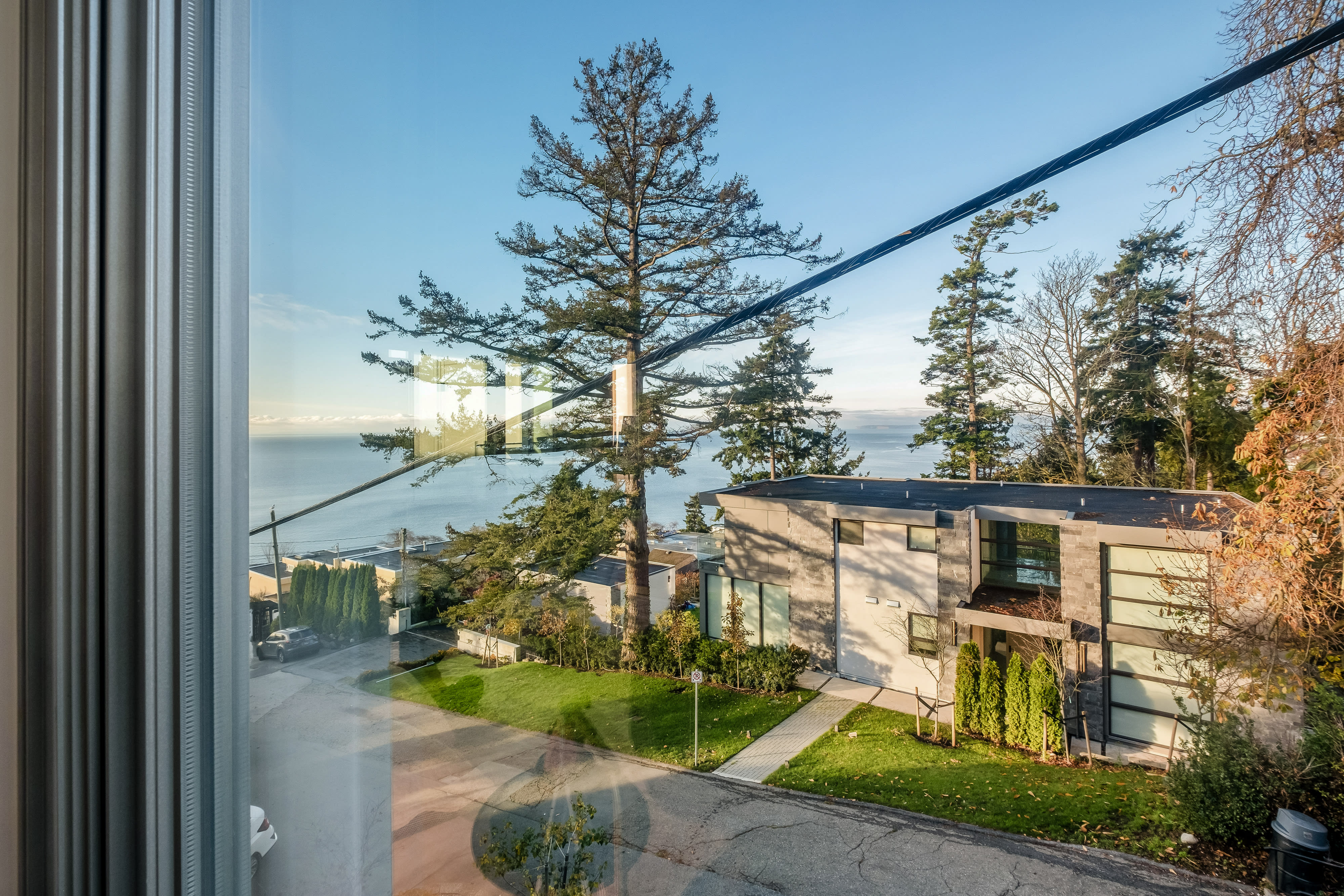 Primary suite — luxury ocean view home White Rock BC