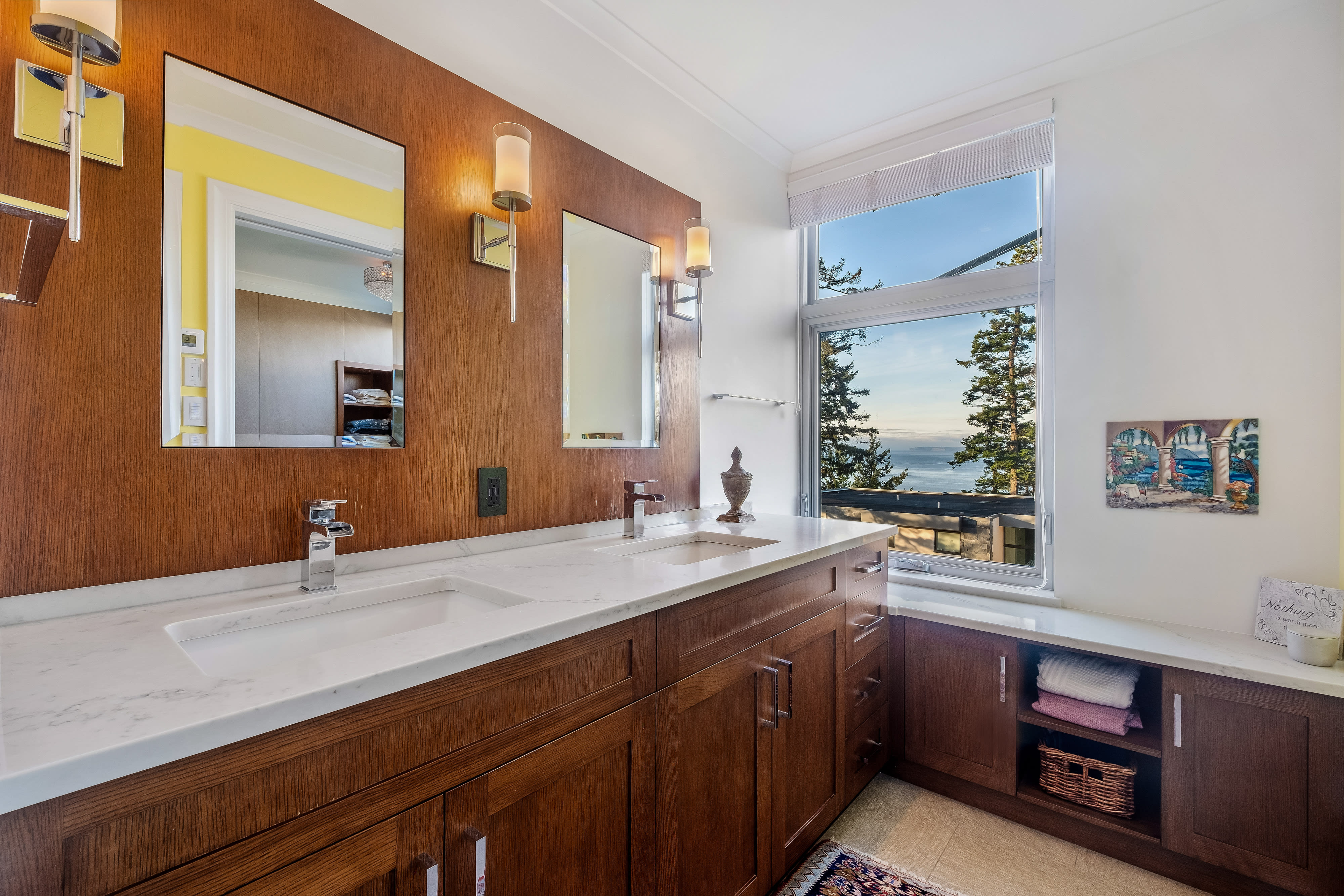 Bedroom with views — 15046 Buena Vista Avenue White Rock