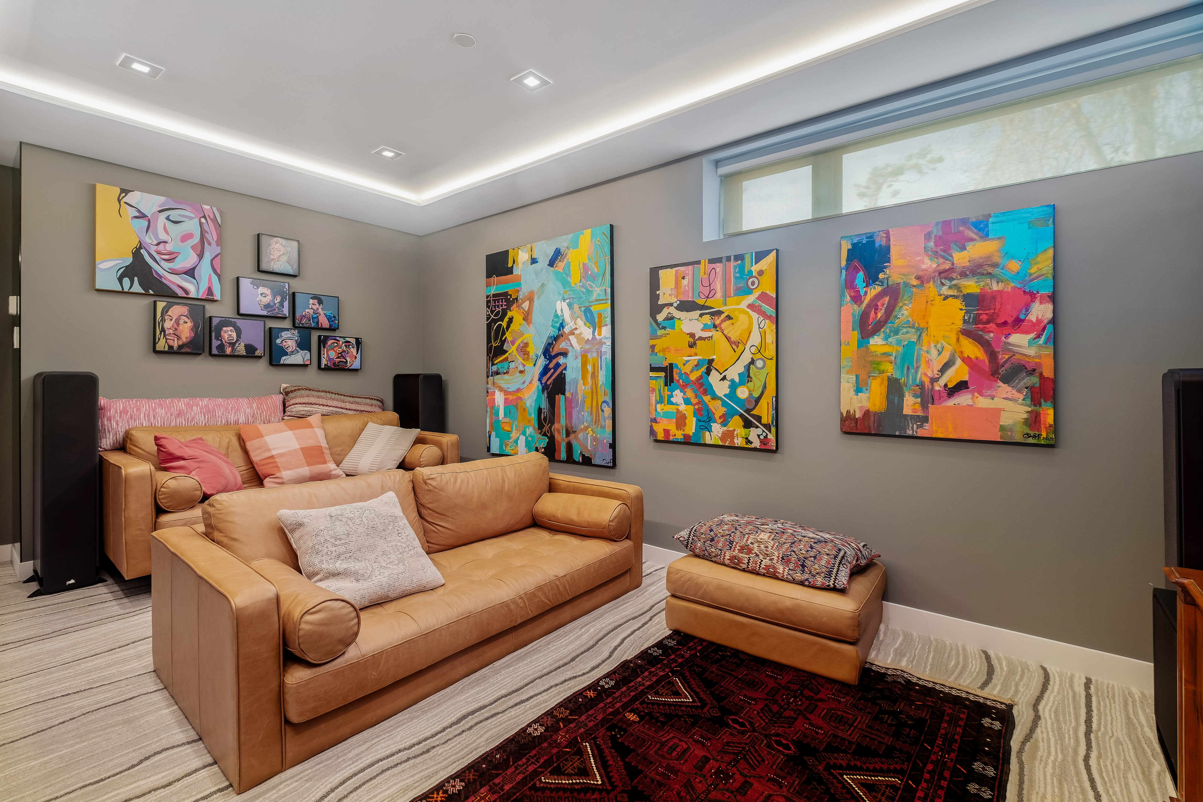 Bedroom interior — luxury home Buena Vista Avenue White Rock