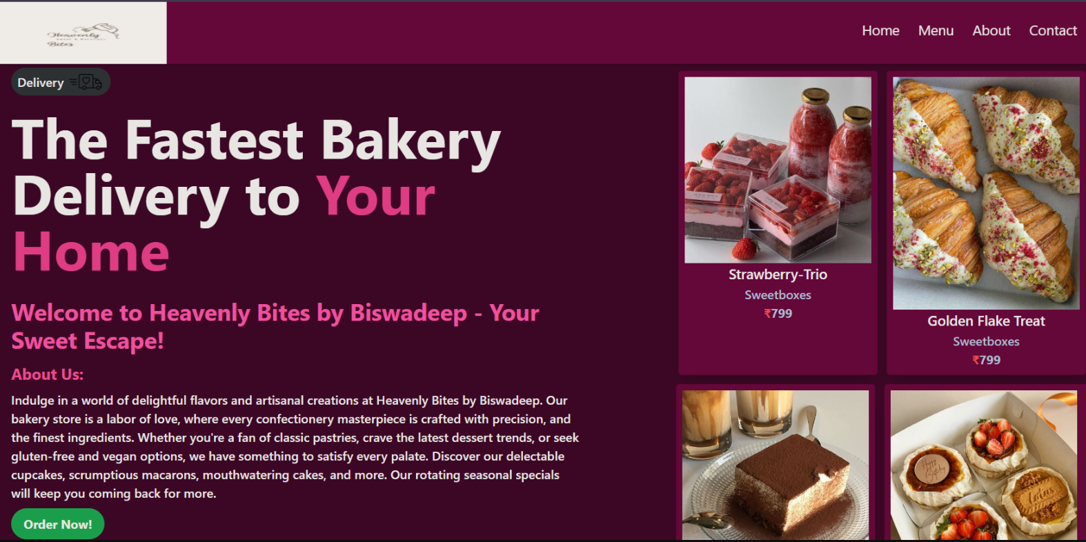 Heavenly Bites by Biswadeep