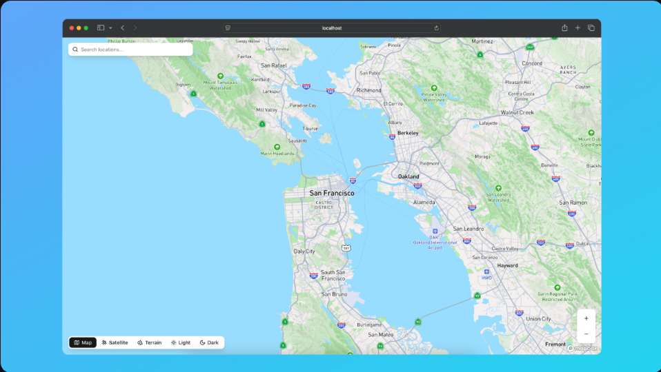 Modern Map in Next.js with Mapbox