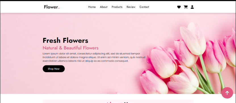 E-commerce Flower Shop