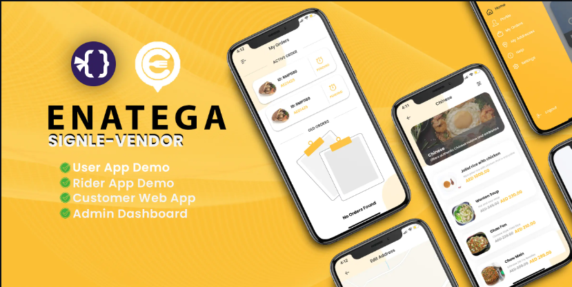 Enatega Single Vendor Food Delivery Solution