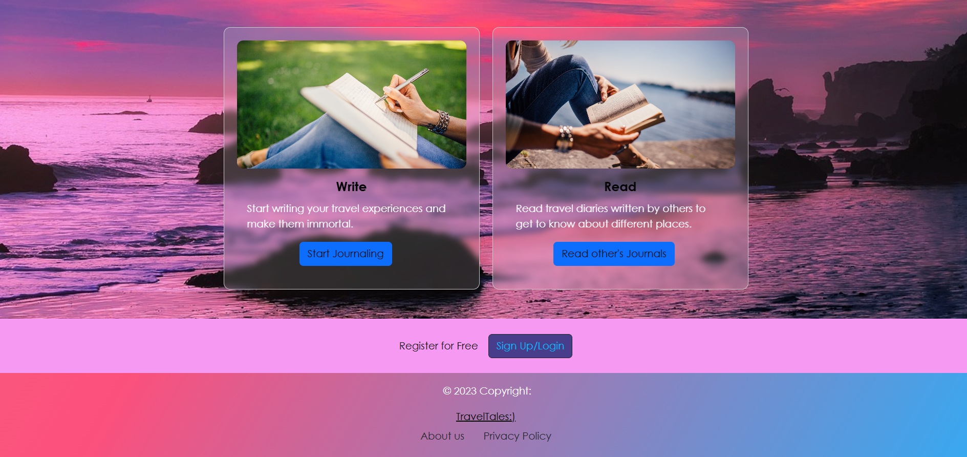 Situs Web TravelTales