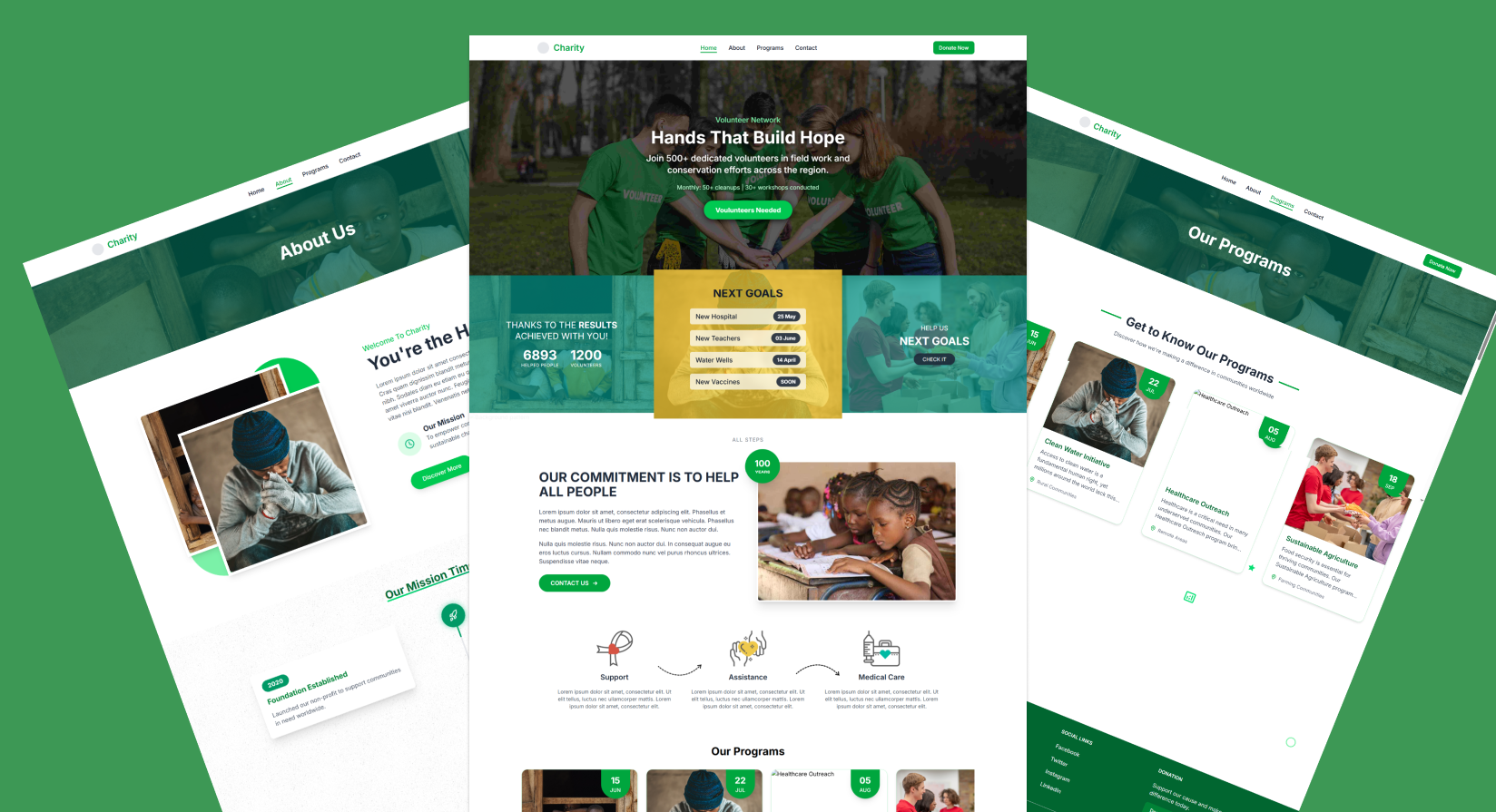 Charity website