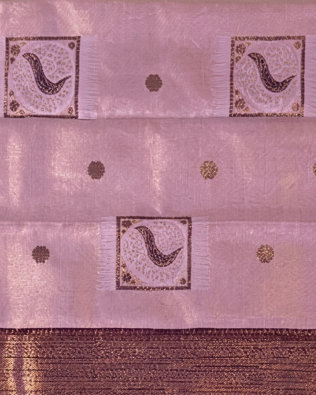 Soft Shimmer  Fabric with all over Buti