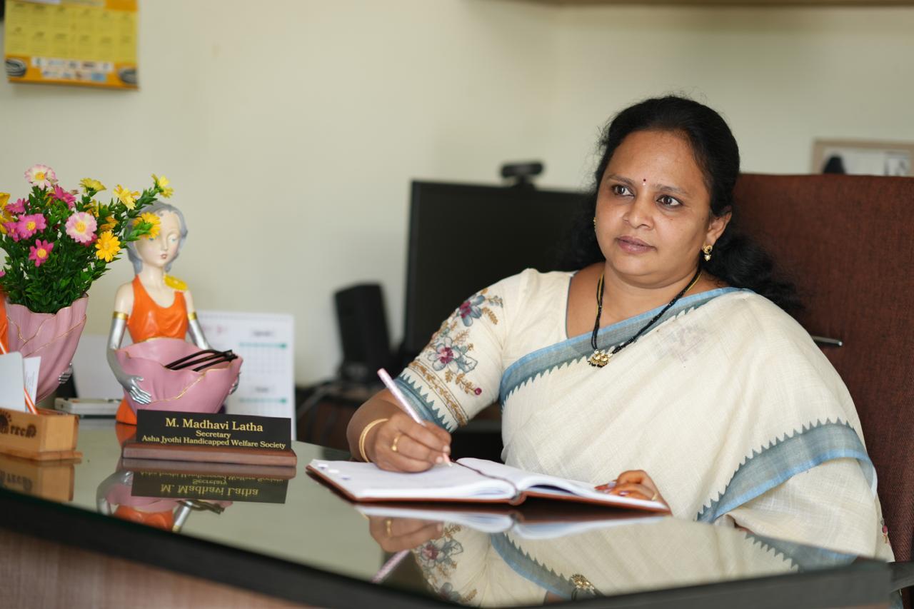 Madhavi Latha Mareedu, Chairman of AshaJyothi