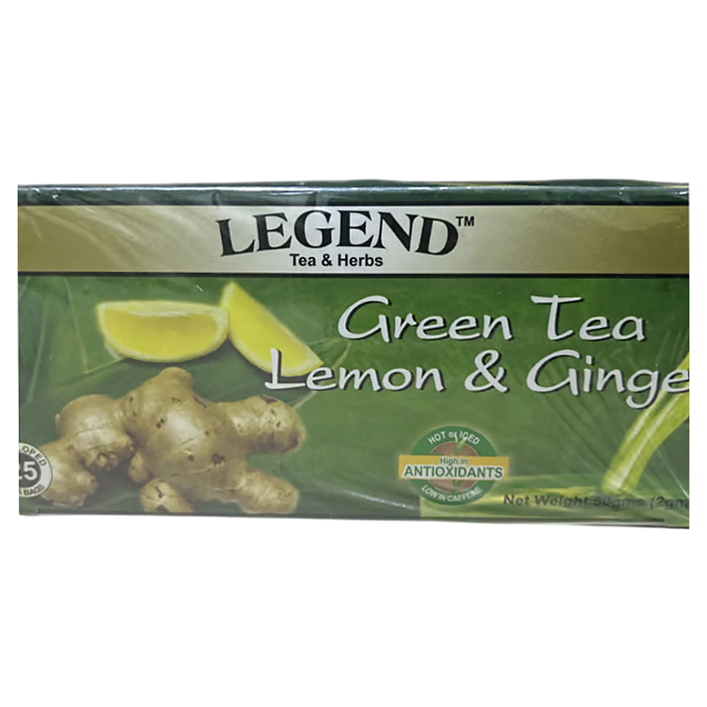 Legend Green Tea, Ginger and Lemon Grass