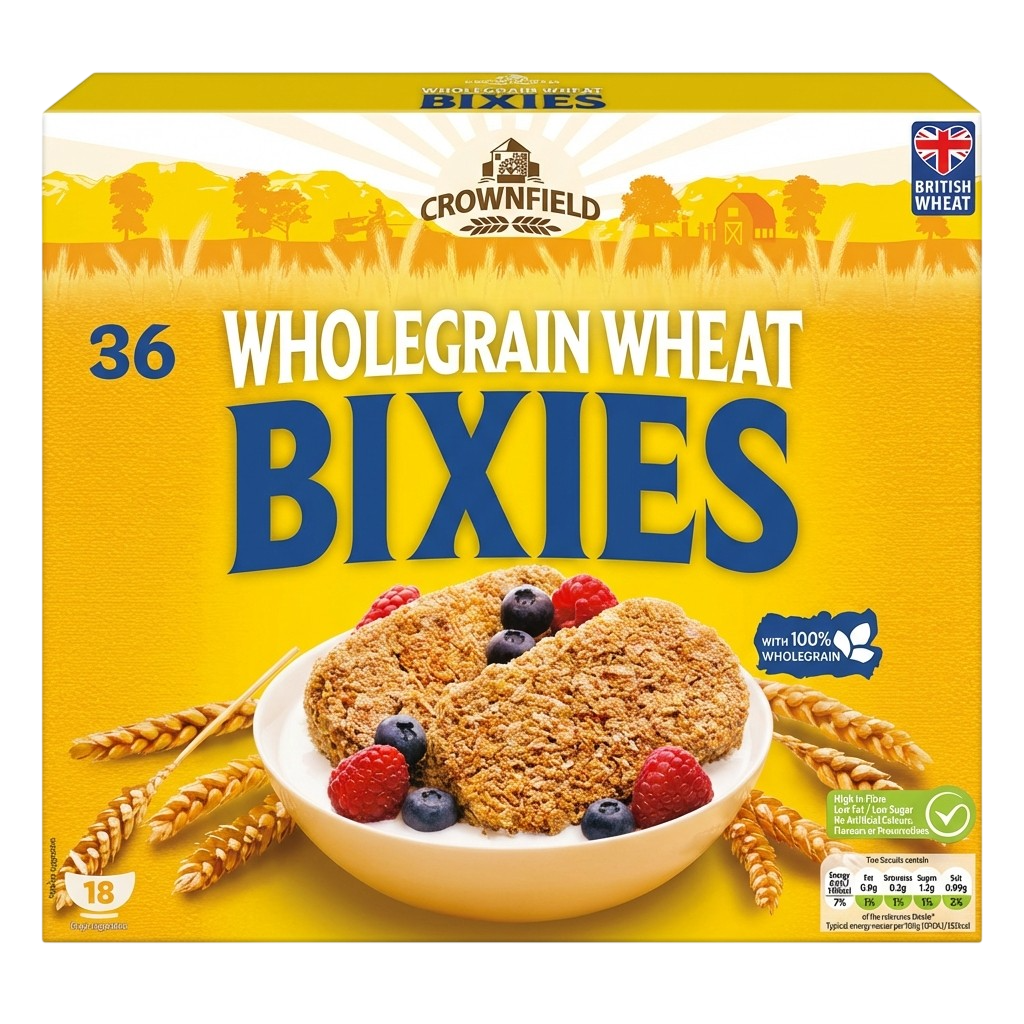 Crownfield Wholegrain Wheat Bixies