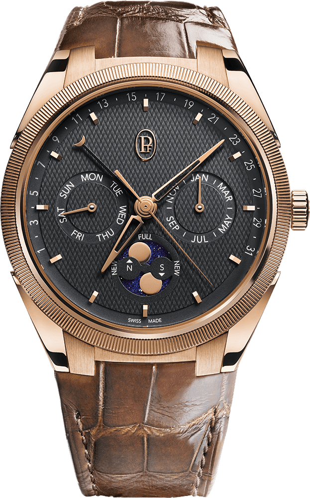 Parmigiani Fleurier Tonda PF Gregorian Annual Calendar Rose Gold Warm Grey