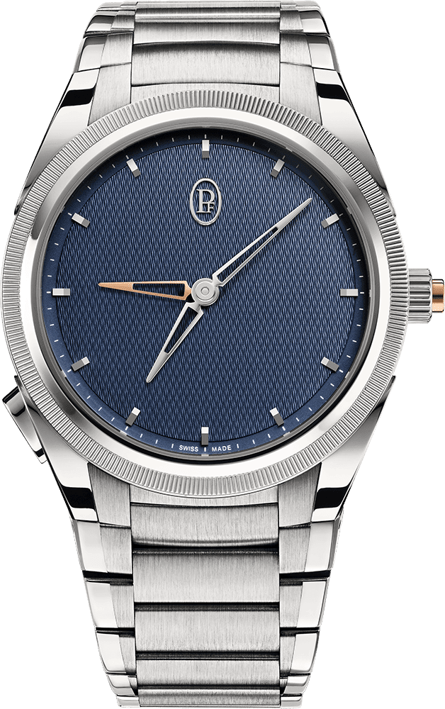 Parmigiani Fleurier Tonda PF GMT Rattrapante Steel Platinum Milano Blue