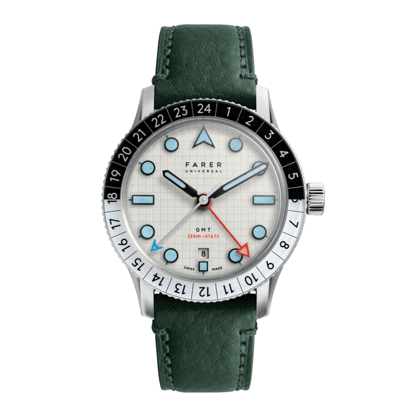 Farer Maze III GMT Bezel Black/White 40mm