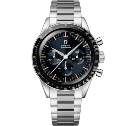 Omega Speedmaster First Omega in Space Master Chronometer Stainless Steel / Blue-Grey / Bracelet
