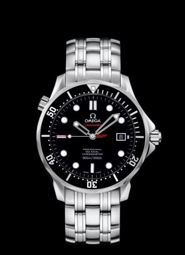 Omega Seamaster Diver 300M Co-Axial 41 Stainless Steel / Black / Bracelet / James Bond Quantum of Solace