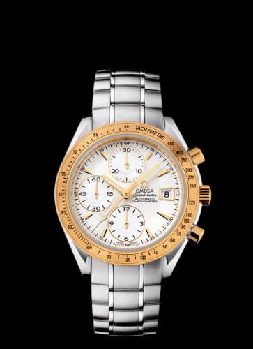 Omega Speedmaster Date 40 Stainless Steel / Yellow Gold / Silver / Bracelet