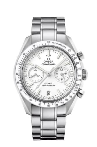 Omega Speedmaster Moonwatch Co-Axial Stainless Steel / White / Bracelet