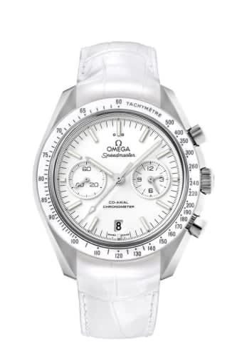 Omega Speedmaster Moonwatch Co-Axial Stainless Steel / White