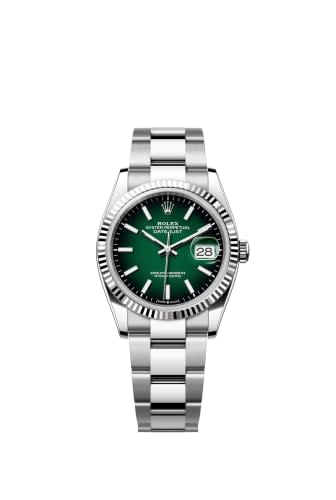 Rolex Datejust 36 Stainless Steel - Fluted / Green Ombré / Oyster