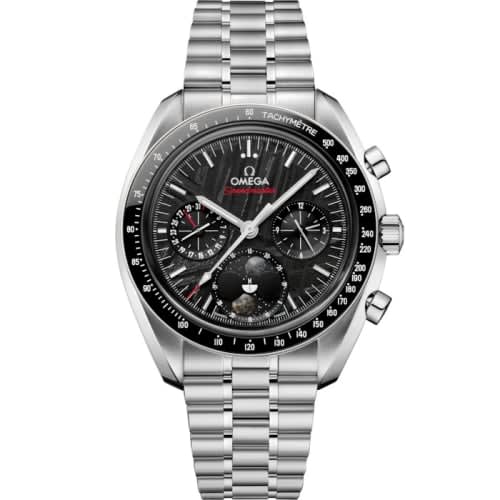 Omega Speedmaster Moonphase Stainless Steel / Black Meteorite / Bracelet