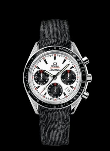 Omega Speedmaster Date 40 Stainless Steel / Panda / Cordura