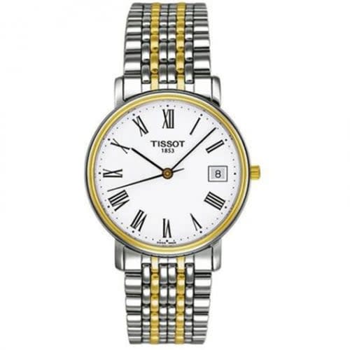 Tissot Desire Quartz 34 Stainless Steel / Yellow Gold PVD / White / Bracelet