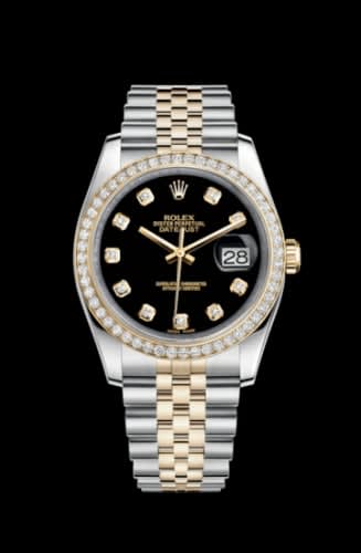 Rolex Datejust 36 Rolesor Yellow Diamond / Jubilee / Black Diamond