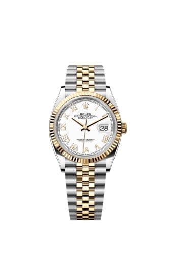 Rolex Datejust 36 Stainless Steel - Yellow Gold - Fluted / White Roman / Jubilee