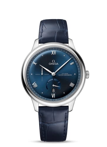 Omega De Ville Power Reserve Master Chronometer Stainless Steel / Blue