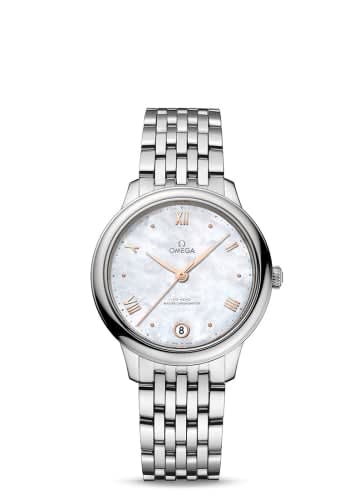 Omega De Ville Master Chronometer 34 Stainless Steel / MOP / Bracelet